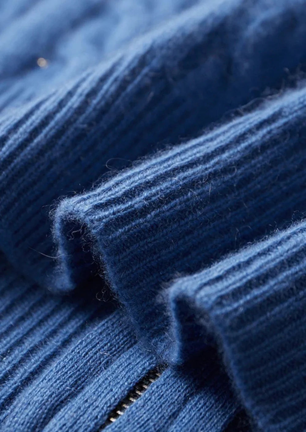 NOTTING 100% CASHMERE CABLE ZIP HODDIE