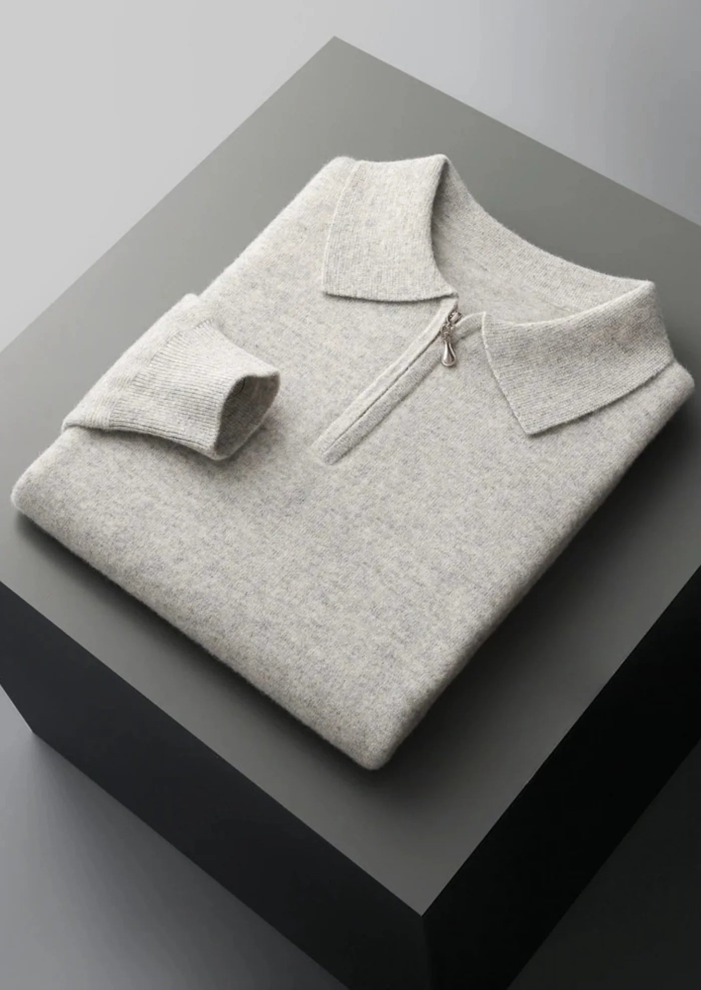 SAVILE CLASSIC 100% CASHMERE POLO