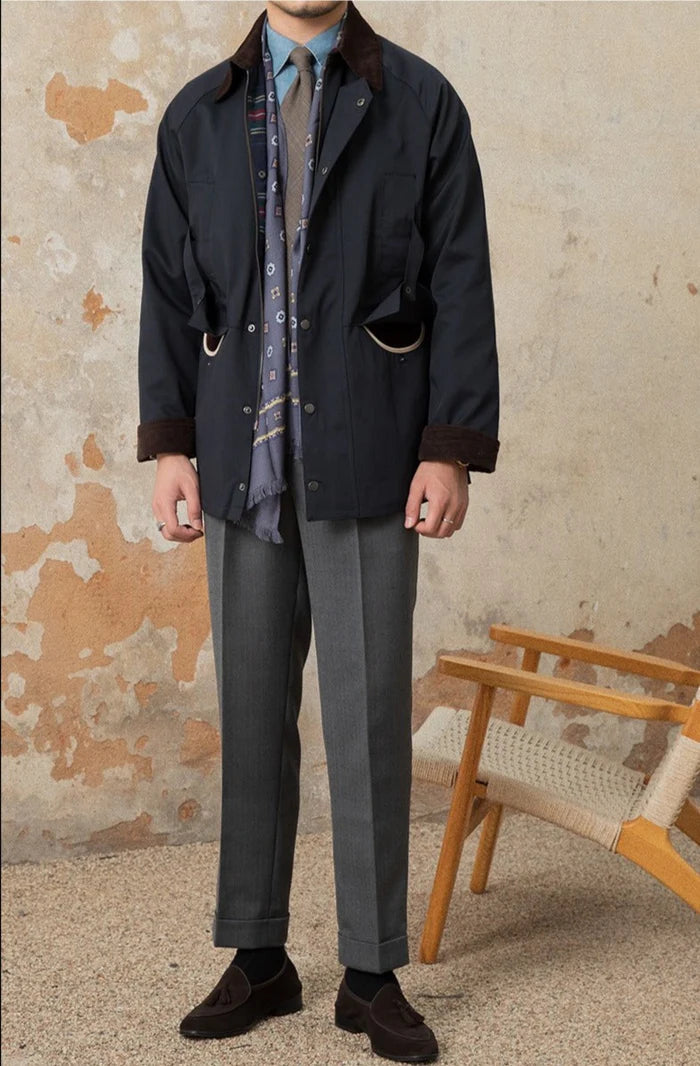 GENEVA COTTON BLEND WATERPROOF CORDURAY JACKET