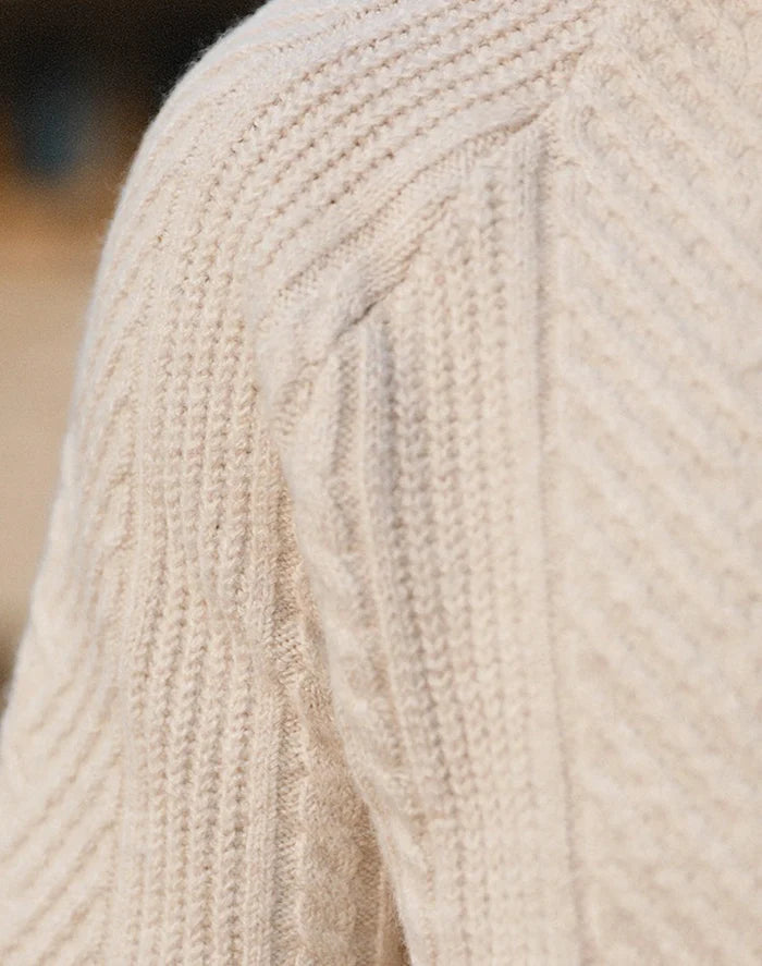 ALBERON KNIT LONG SLEEVE POLO