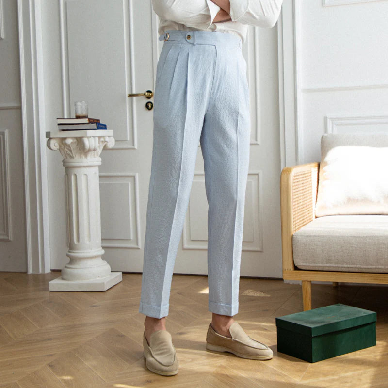 LEVANT SEERSUCKER TROUSERS