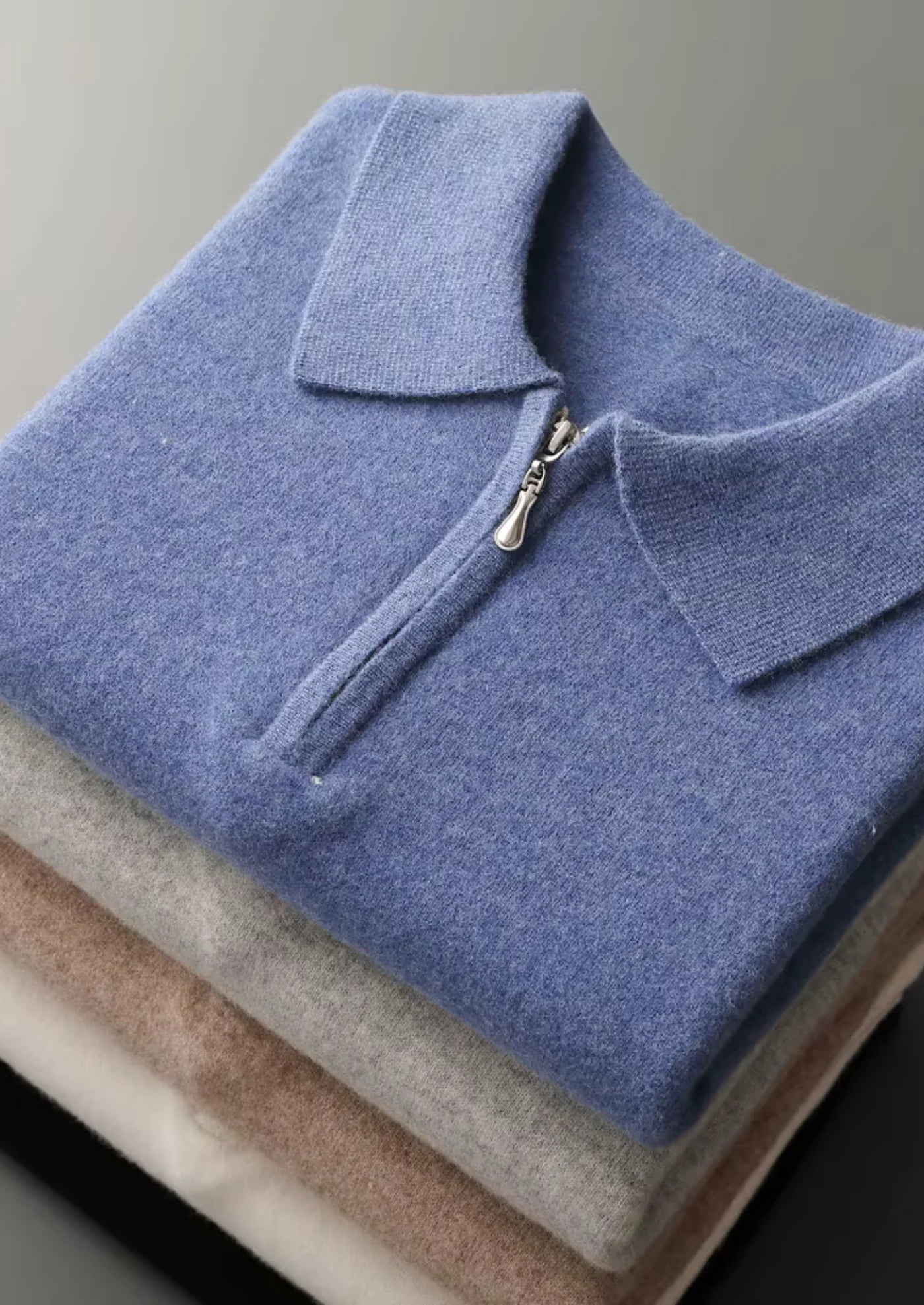SAVILE CLASSIC 100% CASHMERE POLO