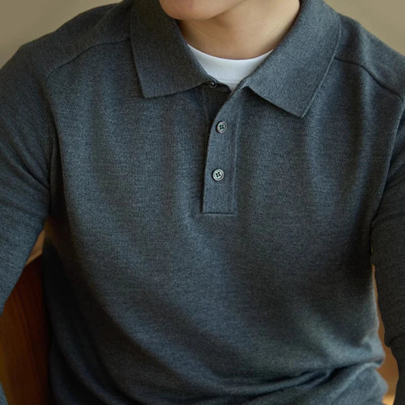 ASCOT BOTTOM WOOL POLO