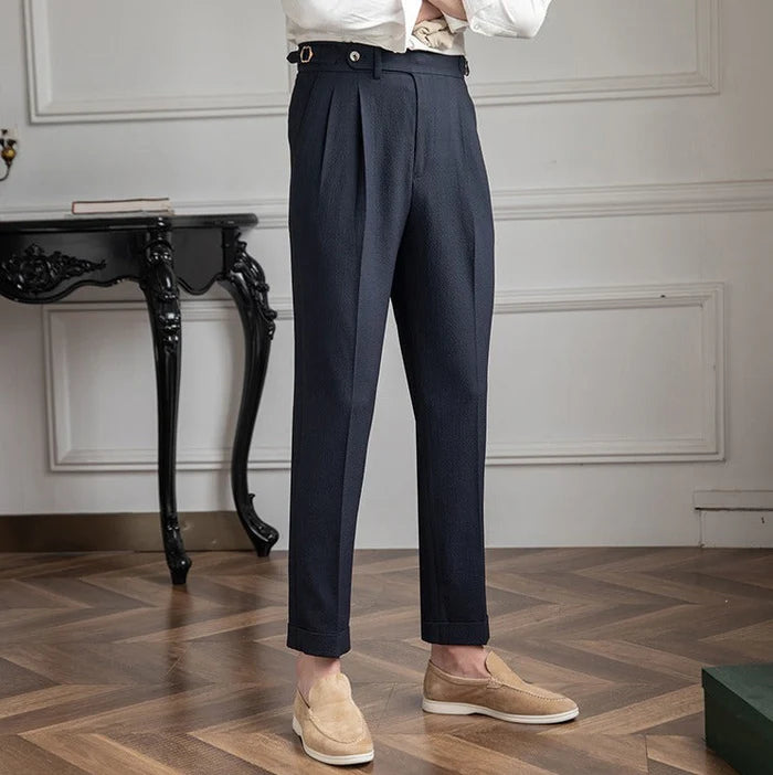 RIVAY PLEATED TROUSERS