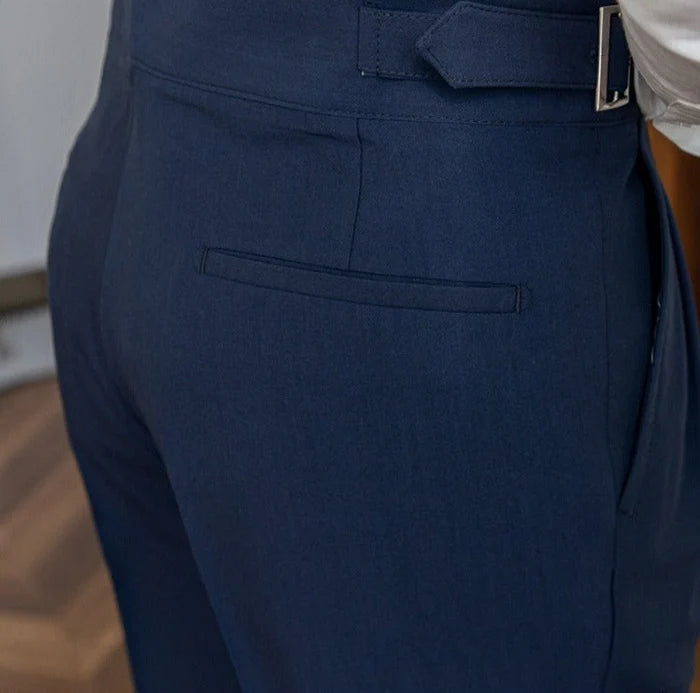 LAZARE HERITAGE PLEATED TROUSERS