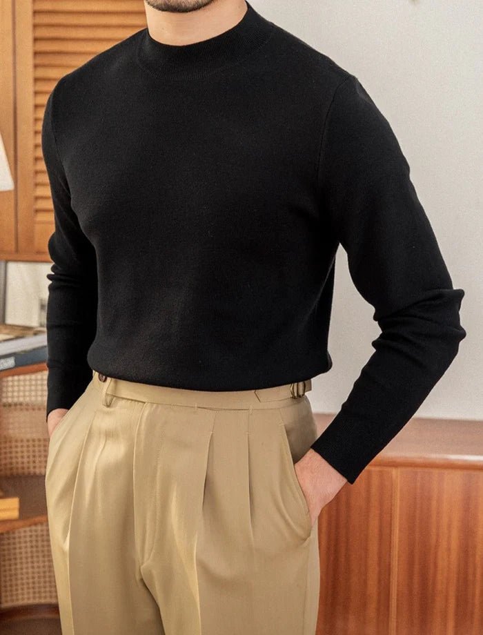 REGAL SLIM FIT WOOL NECK