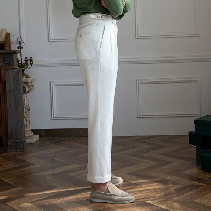RIVAY PLEATED TROUSERS