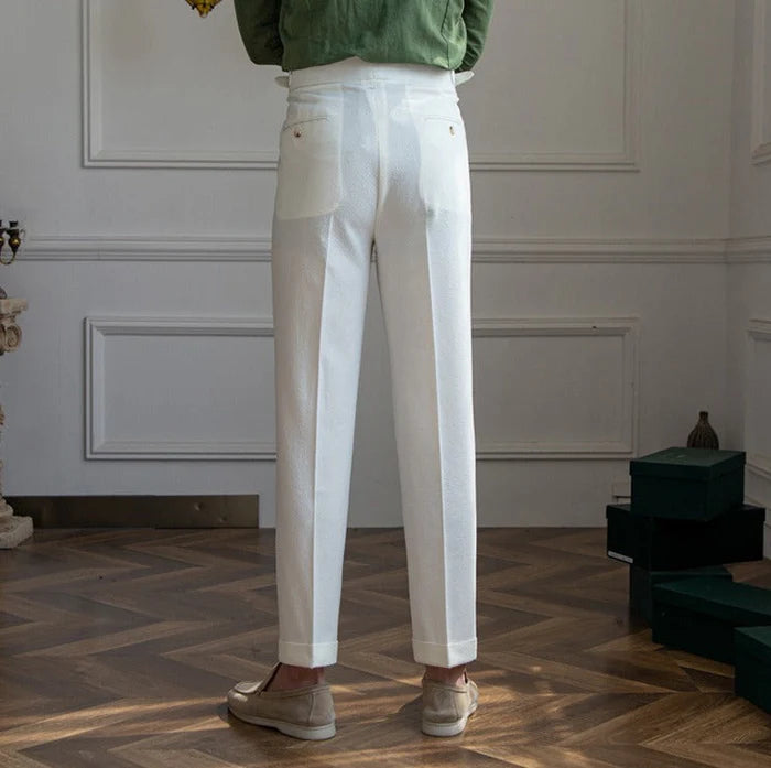 RIVAY PLEATED TROUSERS