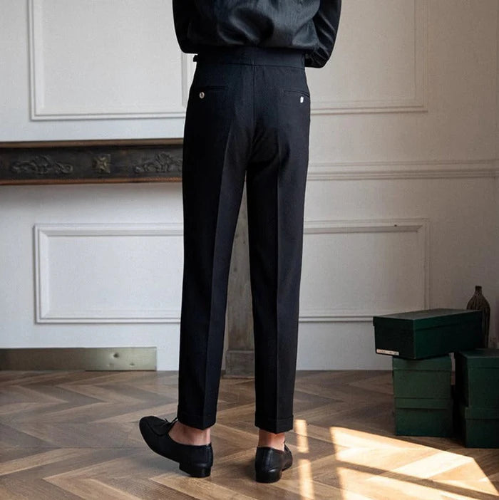 RIVAY PLEATED TROUSERS