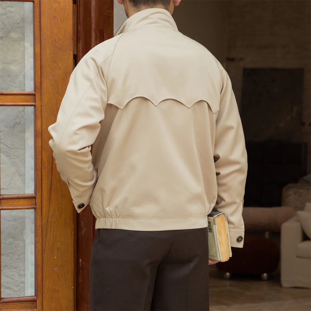 OXFORD CLUB CORDURAY COLLAR JACKET