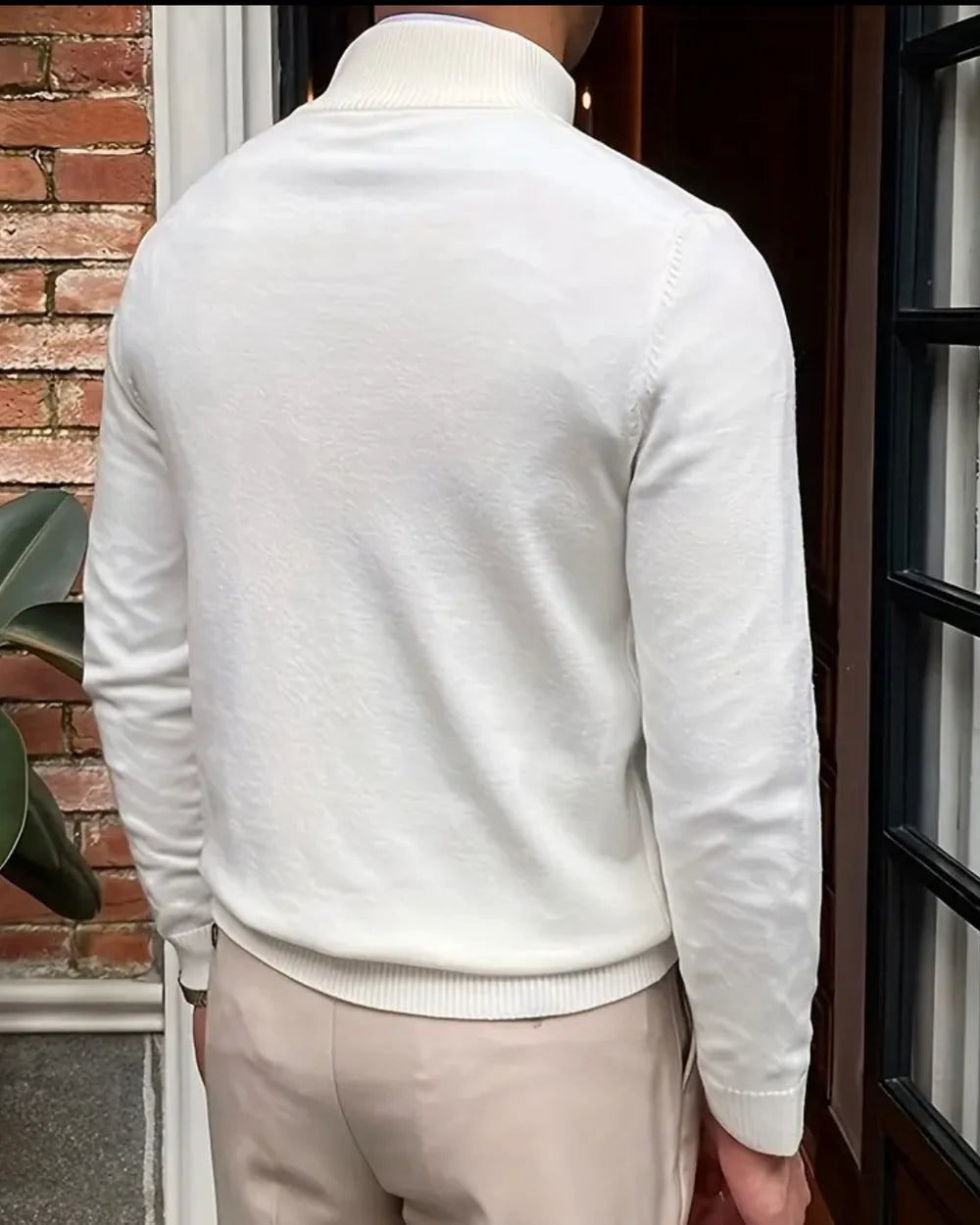 SOHO QUARTER-ZIP SWEATER