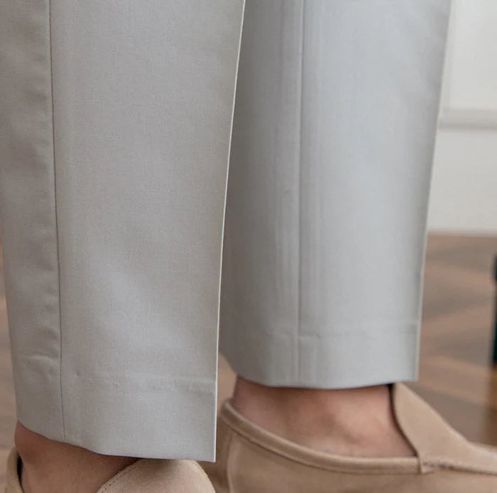 LAZARE HERITAGE PLEATED TROUSERS