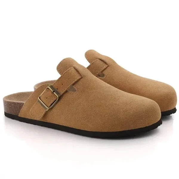 TUSCANY SUEDE CLOGS