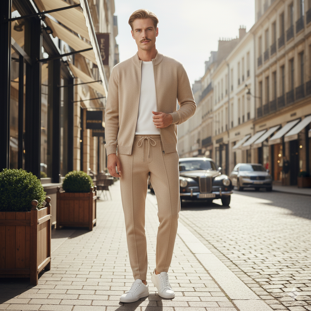 CORTESE 100% CASHMERE TRACKSUIT