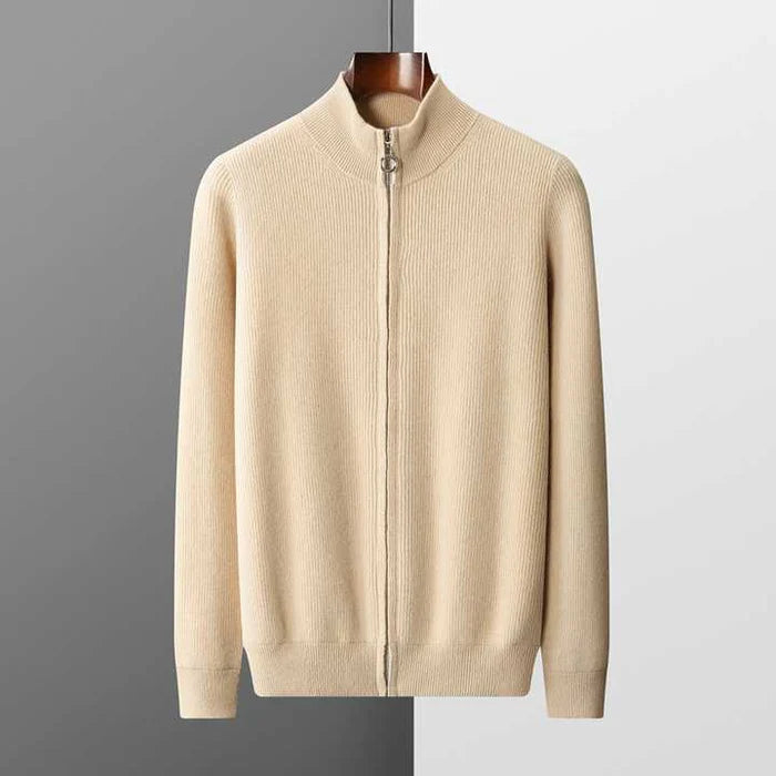 RIVOLI 100% CASHMERE ZIP VEST
