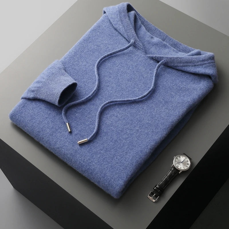 CORTONA LUX 100% CASHMERE HOODED SWEATER