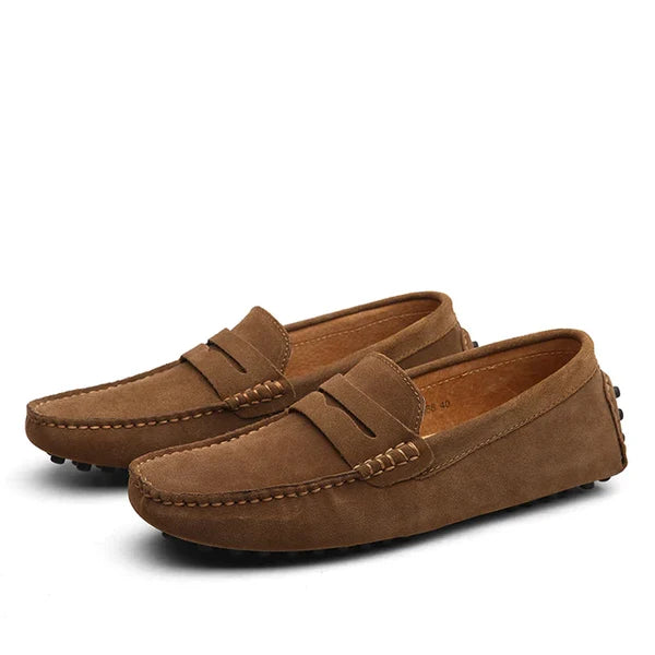 AMALFI CLUB SUEDE LOAFERS