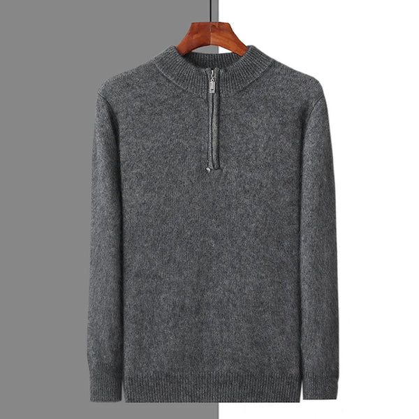 BELGRAVIA 100% CASHMERE ZIP UP