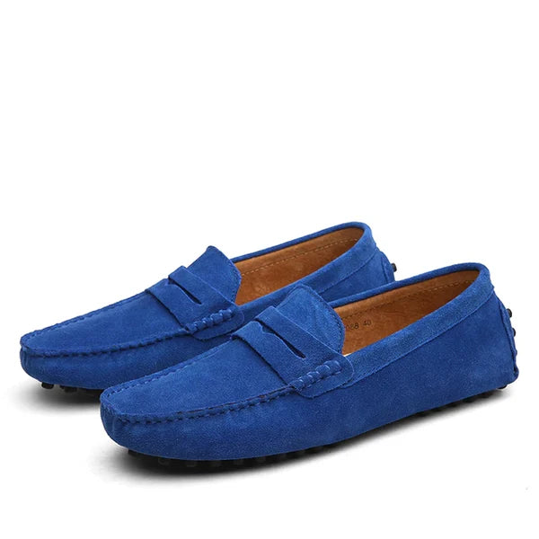 AMALFI CLUB SUEDE LOAFERS