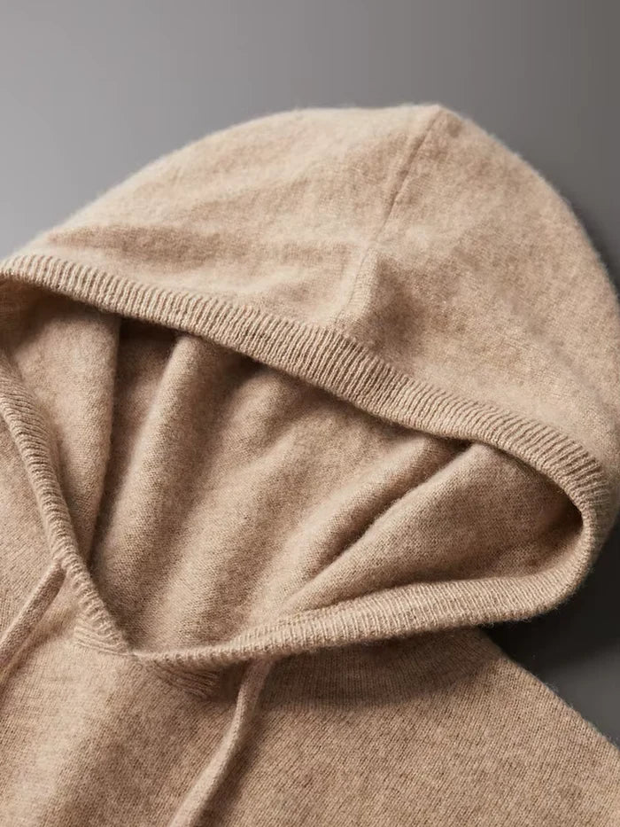 CORTONA LUX 100% CASHMERE HOODED SWEATER