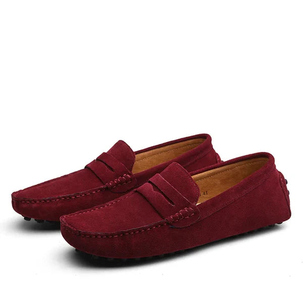 AMALFI CLUB SUEDE LOAFERS