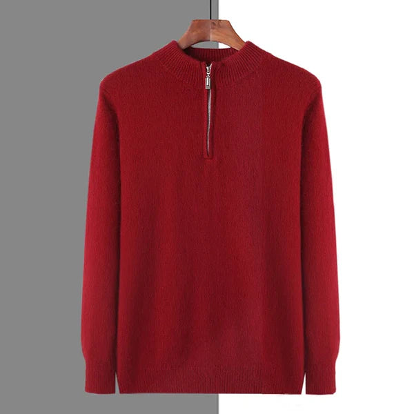 BELGRAVIA 100% CASHMERE ZIP UP
