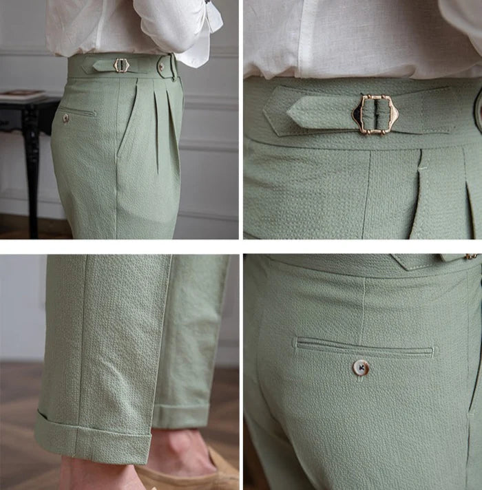 RIVAY PLEATED TROUSERS