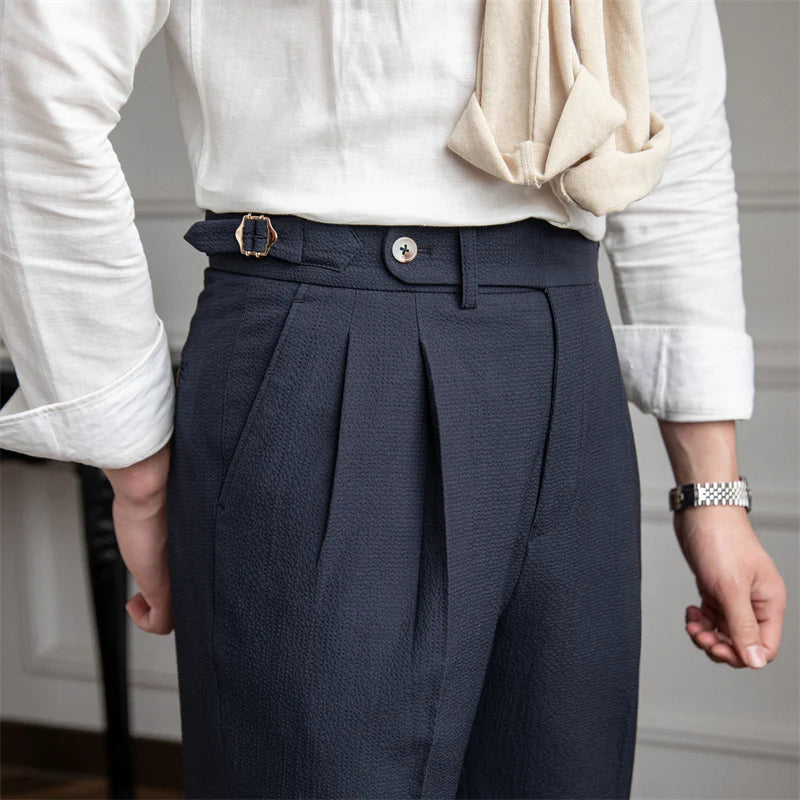 RIVAY PLEATED TROUSERS