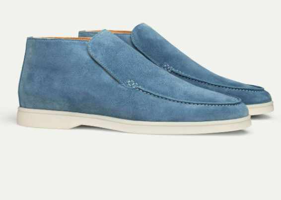 VALERIO HIGH SUEDE LOAFERS