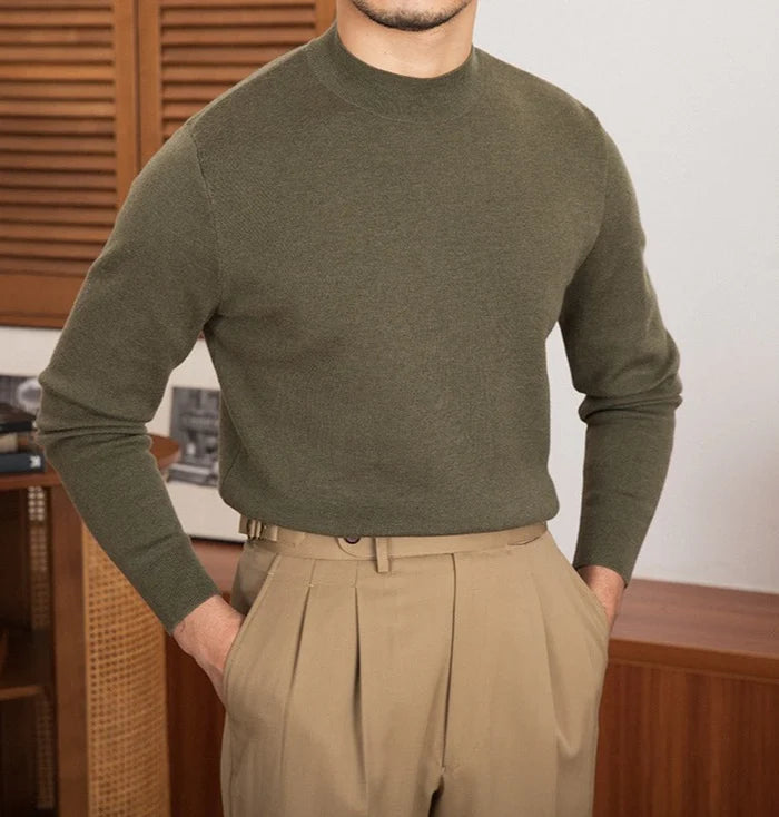 REGAL SLIM FIT WOOL NECK