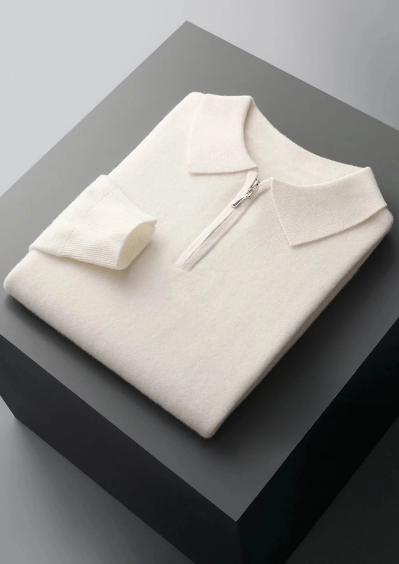 SAVILE CLASSIC 100% CASHMERE POLO