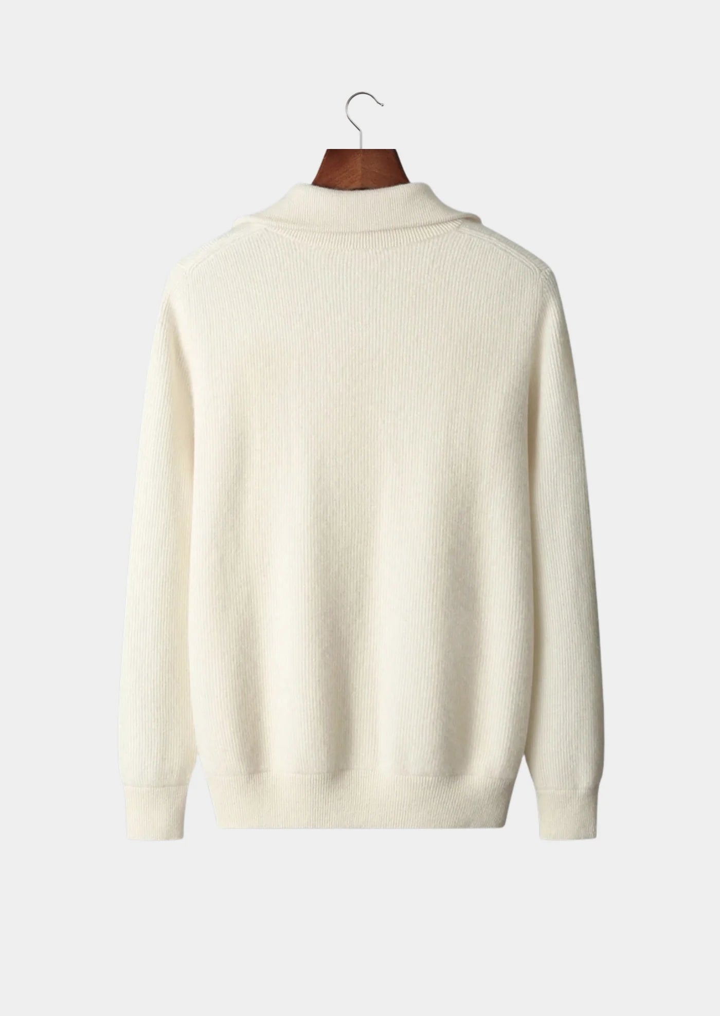 WINDSOR WOOL RIBBED CARDIGAN