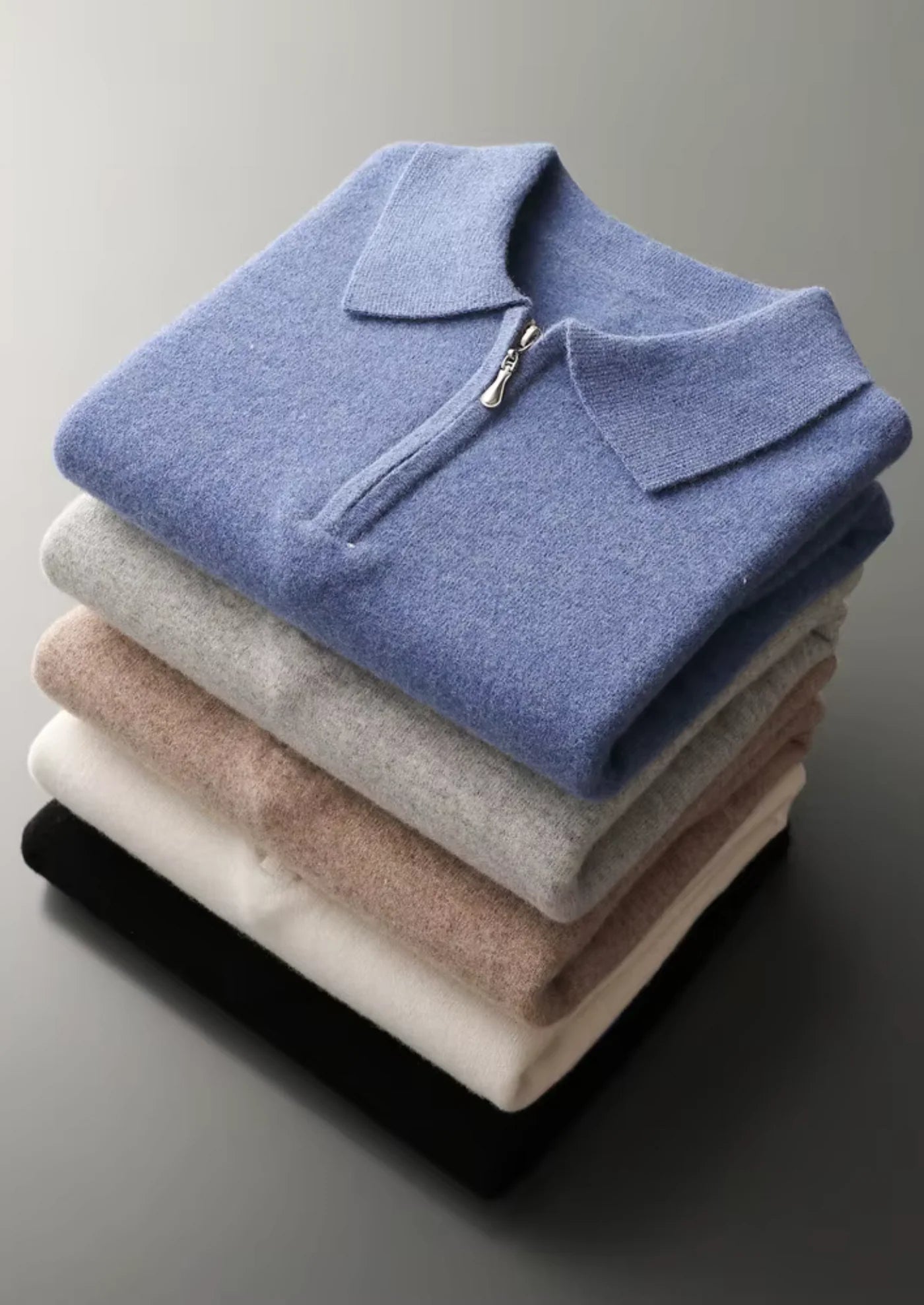 SAVILE CLASSIC 100% CASHMERE POLO