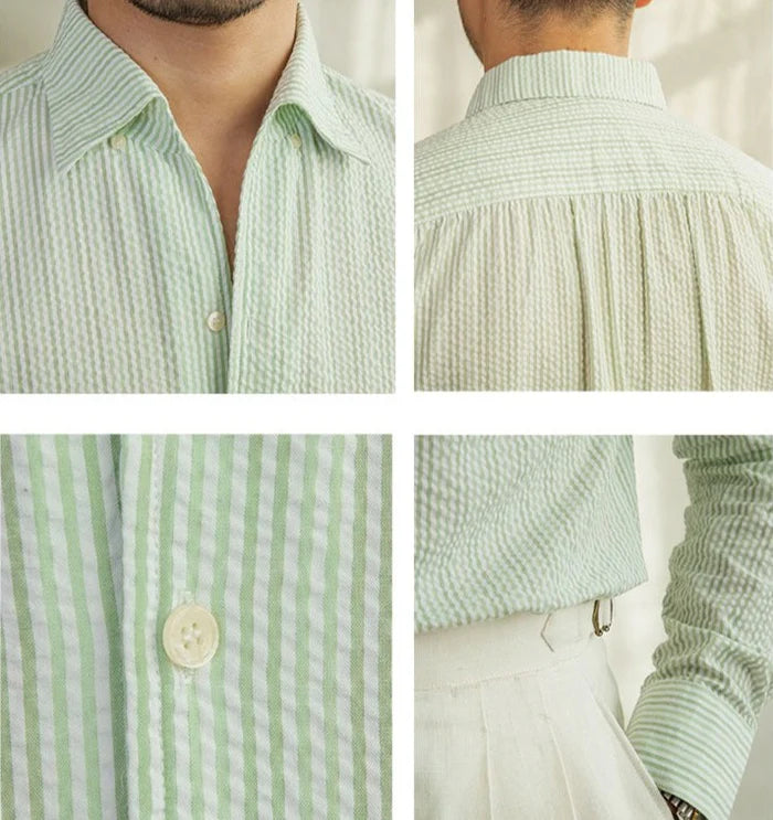 ALVORO STRIPED CLASSIC SHIRT