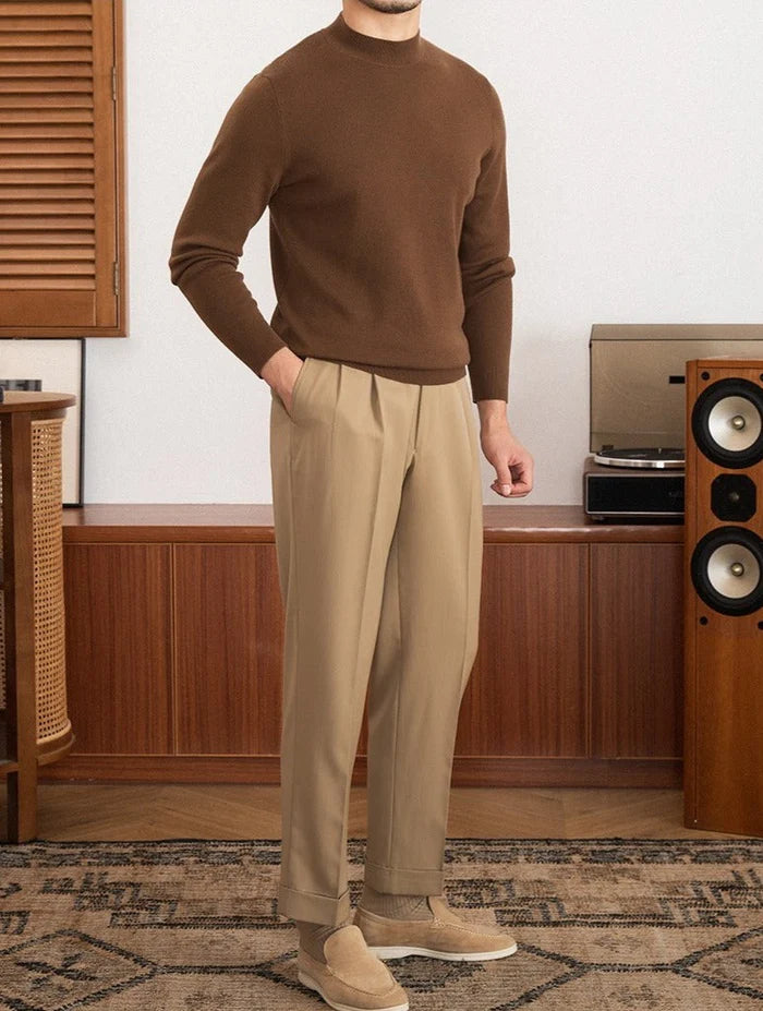 REGAL SLIM FIT WOOL NECK