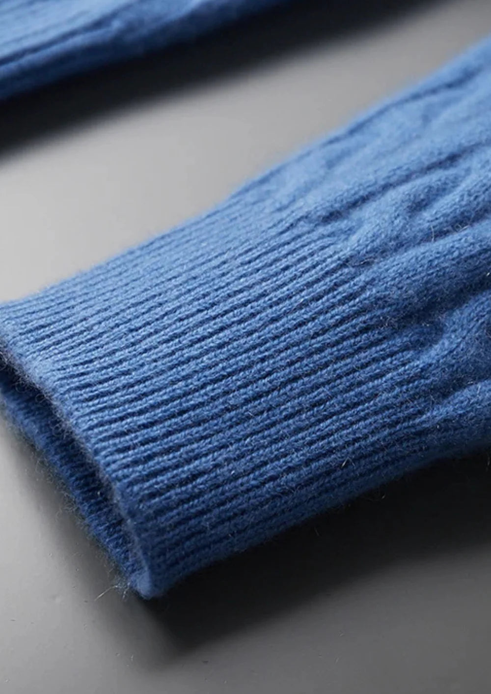 NOTTING 100% CASHMERE CABLE ZIP HODDIE