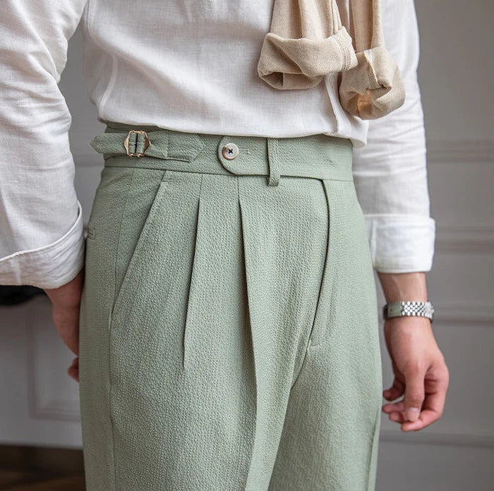 RIVAY PLEATED TROUSERS