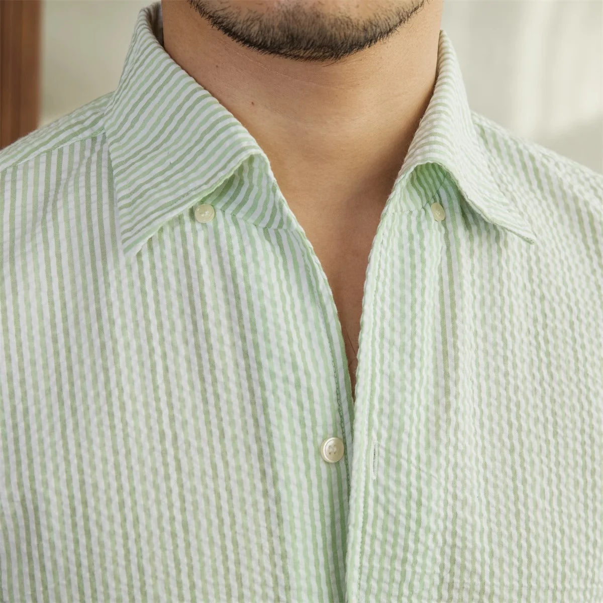 ALVORO STRIPED CLASSIC SHIRT