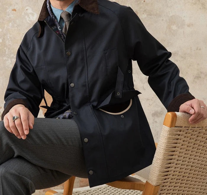 GENEVA COTTON BLEND WATERPROOF CORDURAY JACKET