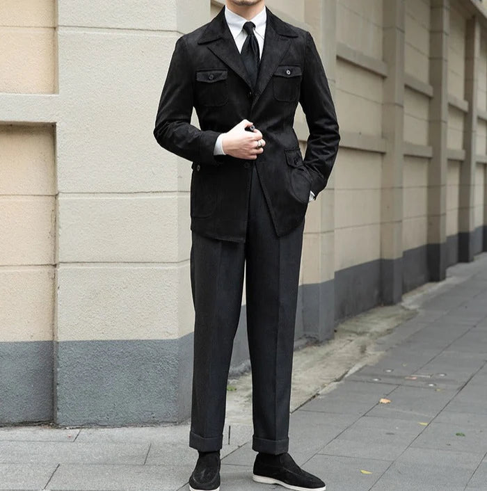 ANTWERP ATELIER SUEDE COLLAR JACKET