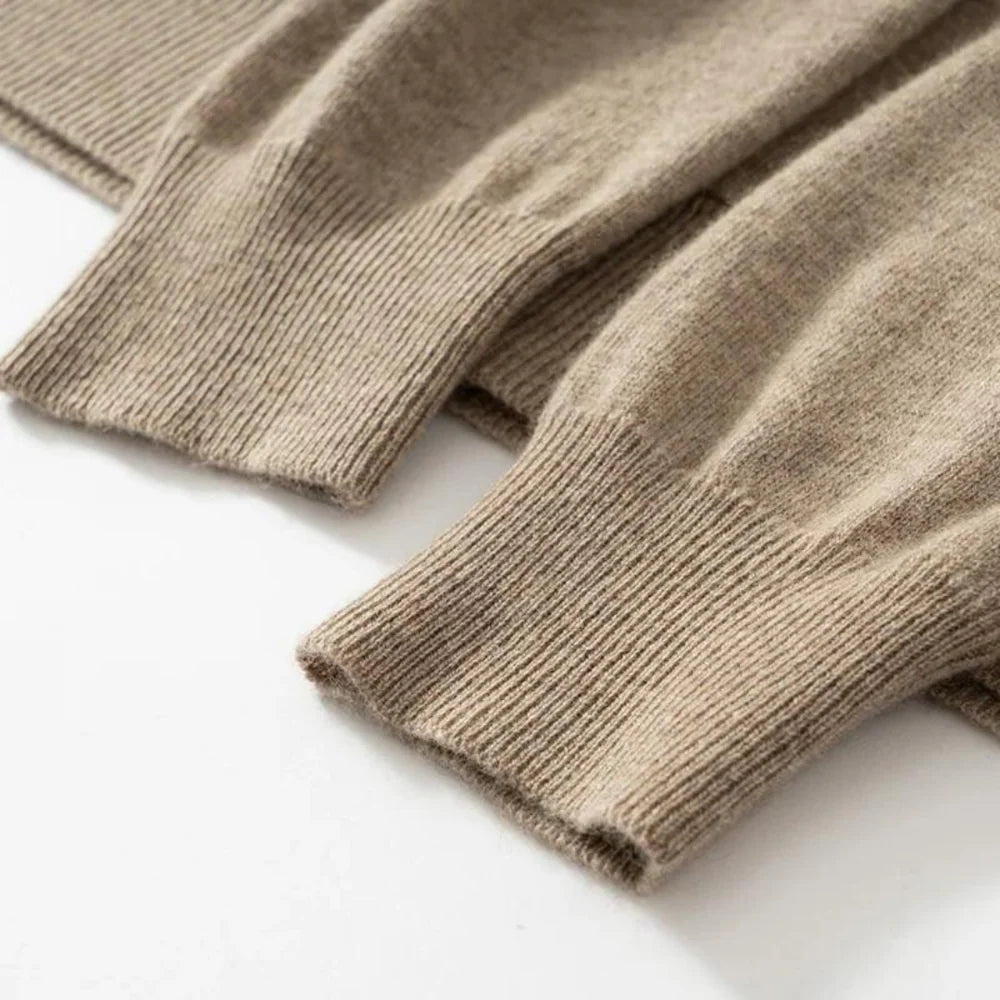 ZERMATT 100% CASHMERE ZIP HODDED