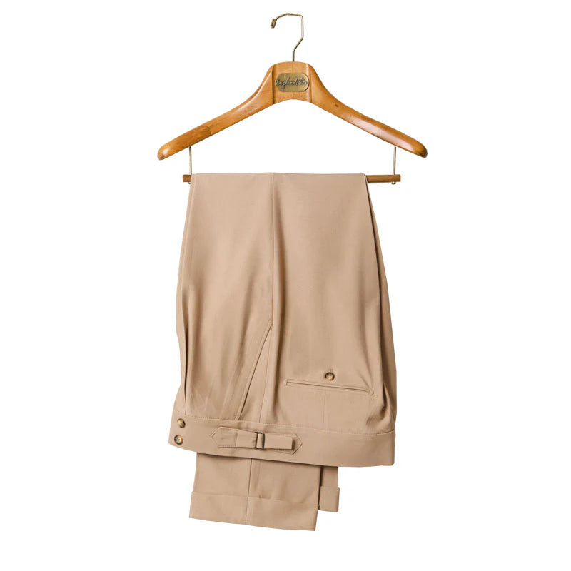 DERMONT PLEATED DOUBLE BUTTON TROUSERS