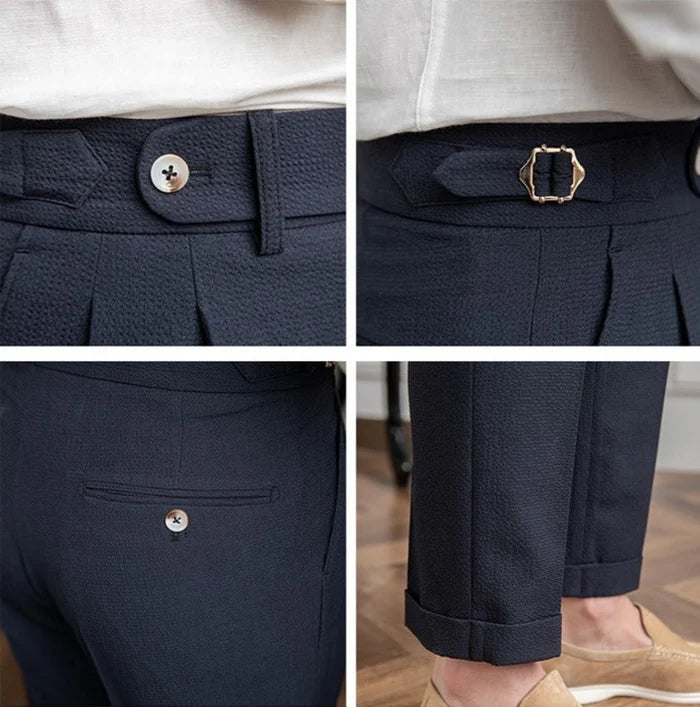 RIVAY PLEATED TROUSERS