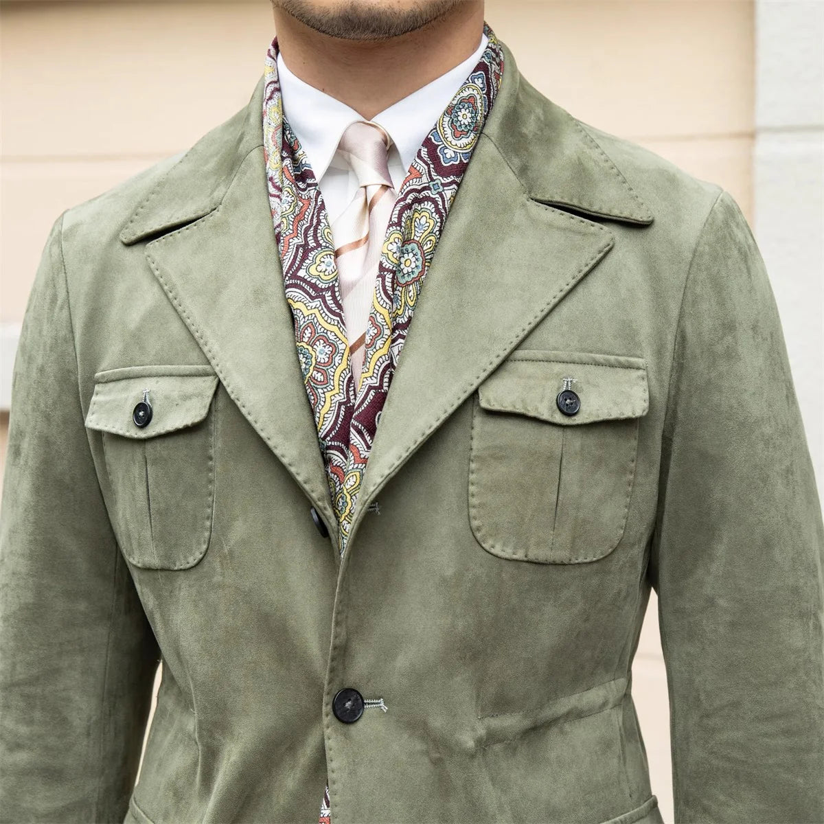 ANTWERP ATELIER SUEDE COLLAR JACKET