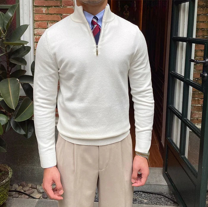 SOHO QUARTER-ZIP SWEATER