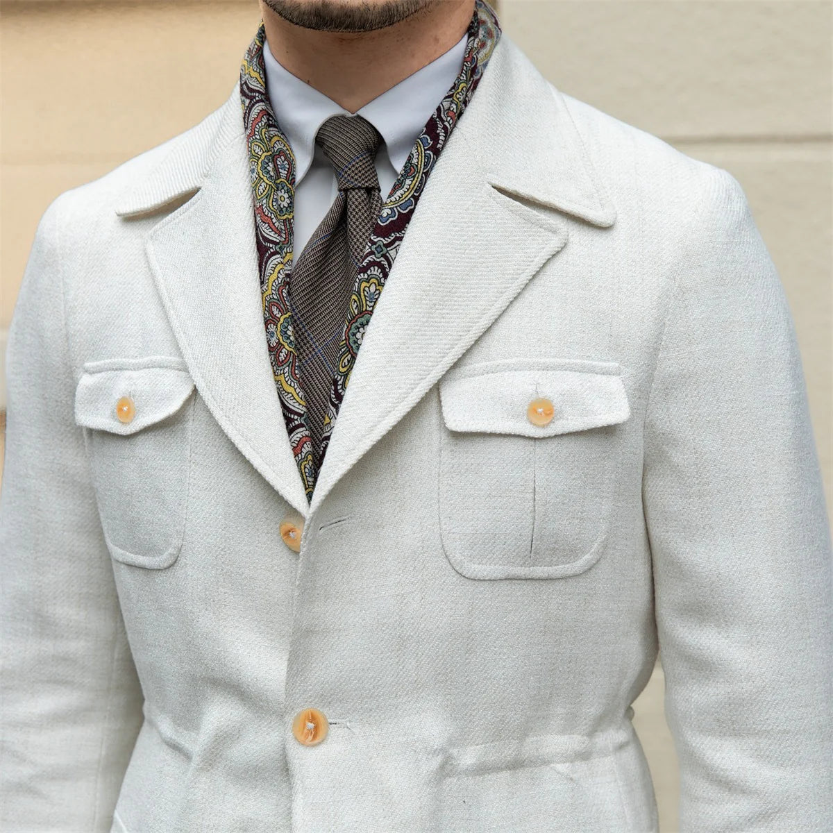 LISBON TAILORED UTILITY COLLAR JACKET