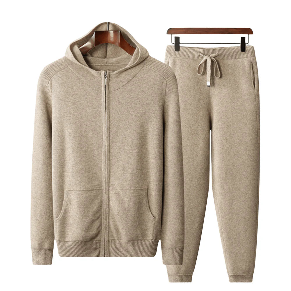 HUDSON 100% CASHMERE TRACKSUIT