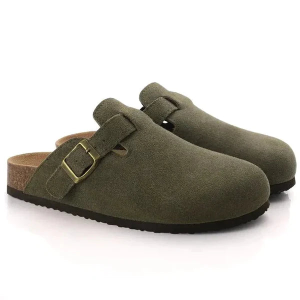 TUSCANY SUEDE CLOGS