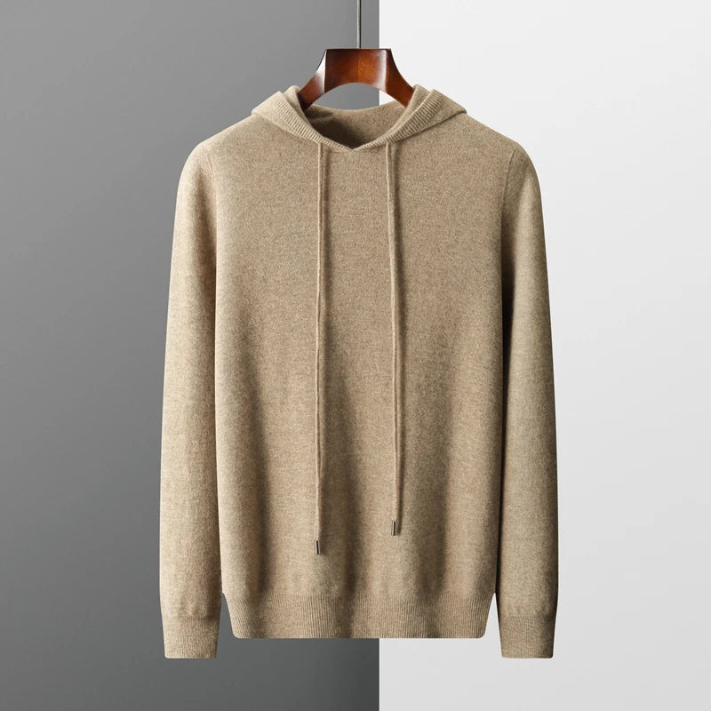 CORTONA LUX 100% CASHMERE HOODED SWEATER