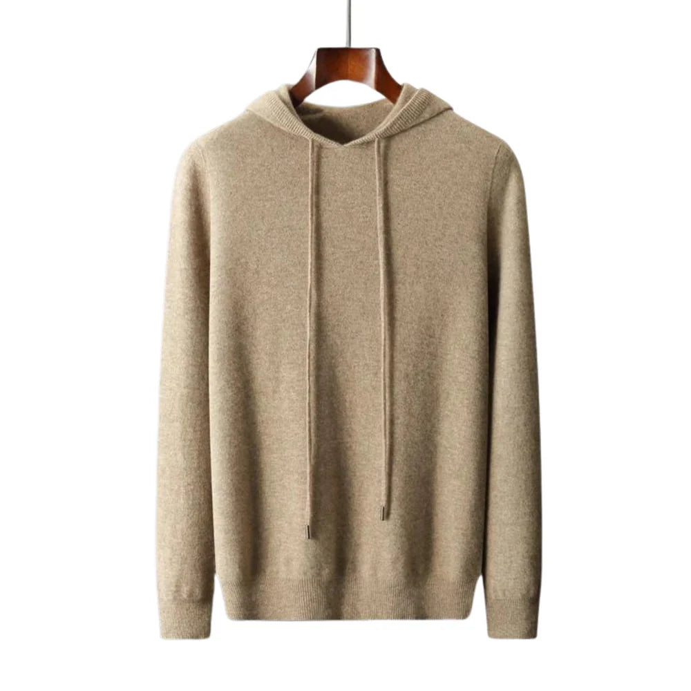 CORTONA LUX 100% CASHMERE HOODED SWEATER